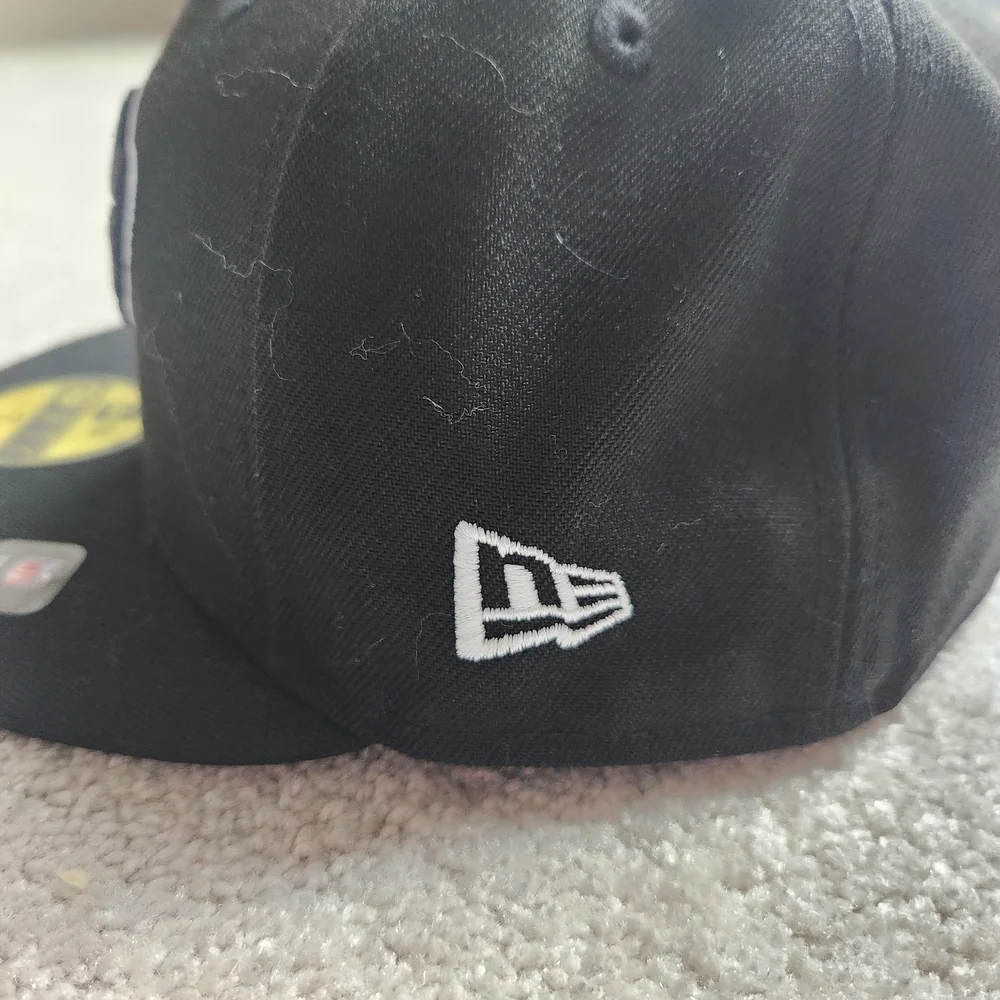Black Fitted Buffalo Bills Baseball Hat, Kids